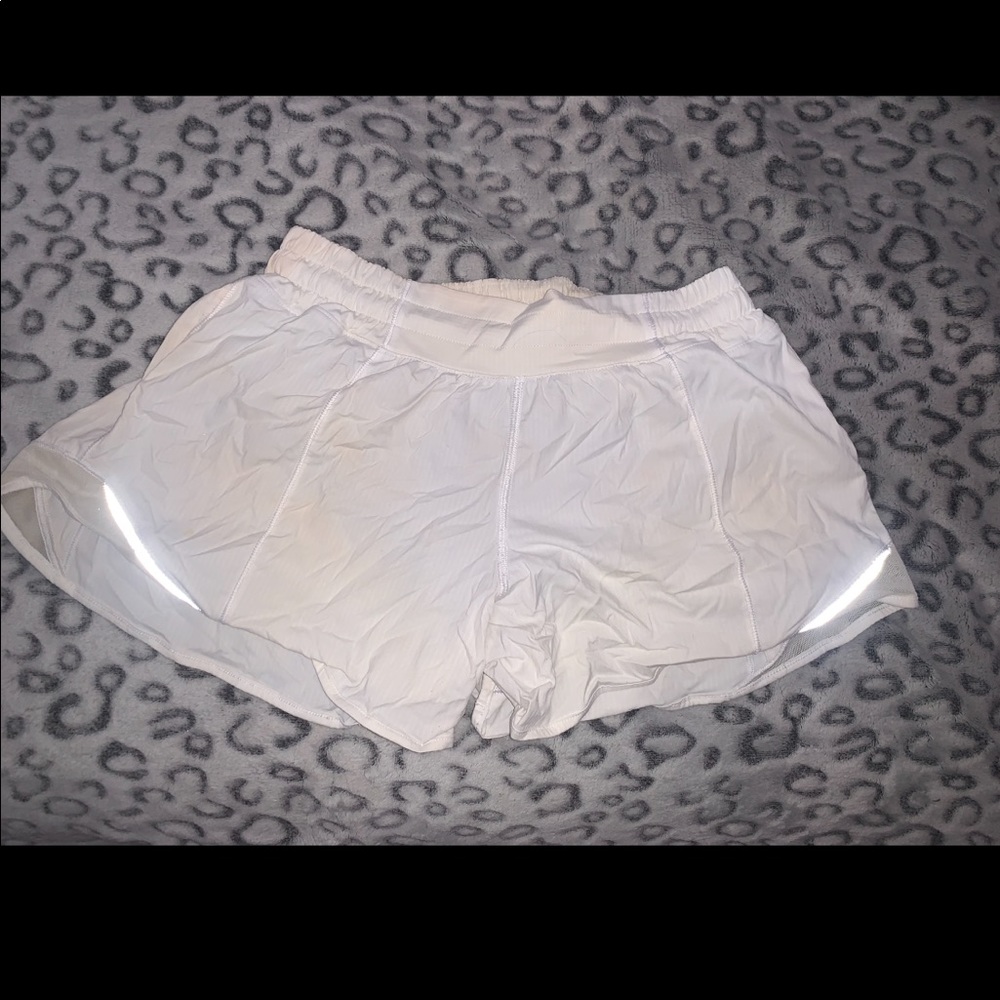 White lulu shorts
